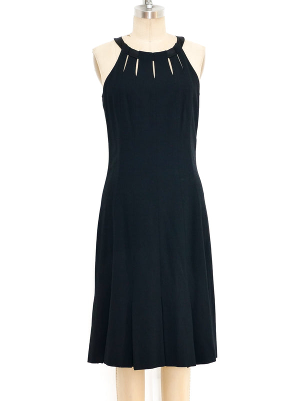 Chanel Pleated Crepe Dress Dress arcadeshops.com