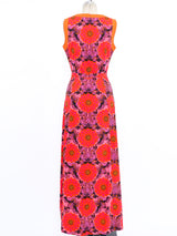 Floral Printed Cotton Maxi Dress Dress arcadeshops.com