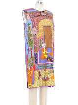 Persian Inspired Printed Tunic Dress Dress arcadeshops.com