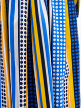 Dot and Stripe Printed Silk Dress Dress arcadeshops.com