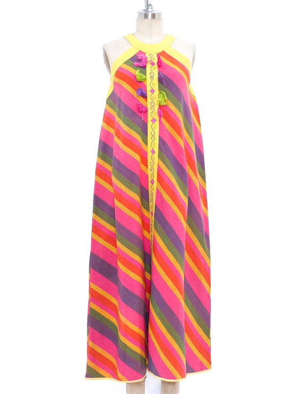 Josefa Striped Tassel Dress Dress arcadeshops.com