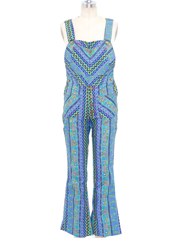 Printed Cotton Overalls Suit arcadeshops.com