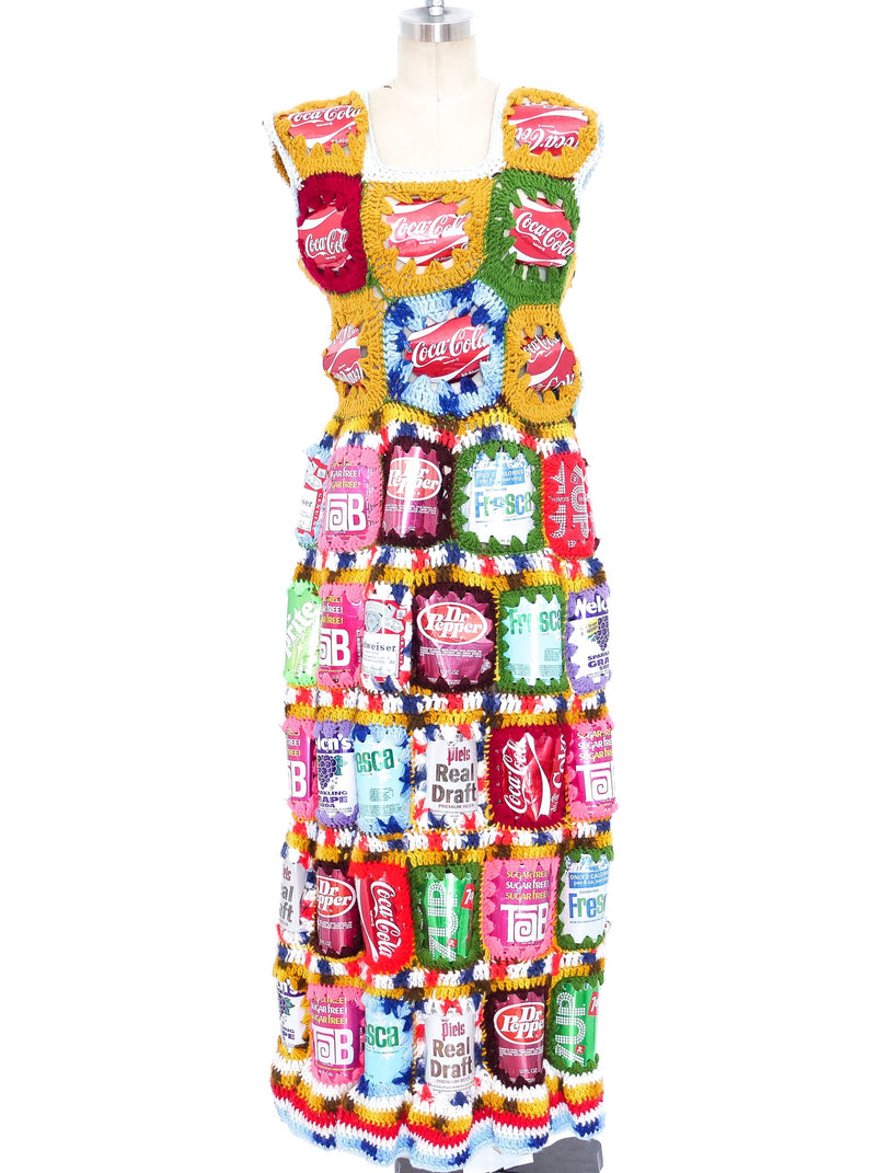 Folk Art Soda Can Crochet Dress Dress arcadeshops.com