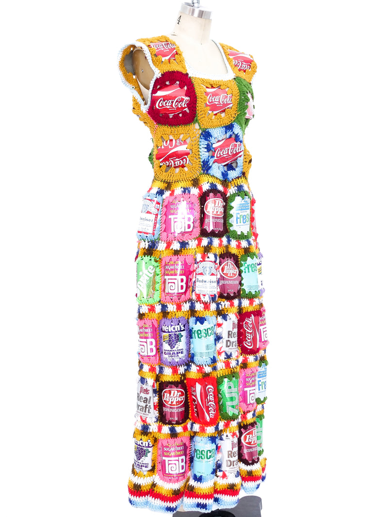 Folk Art Soda Can Crochet Dress Dress arcadeshops.com