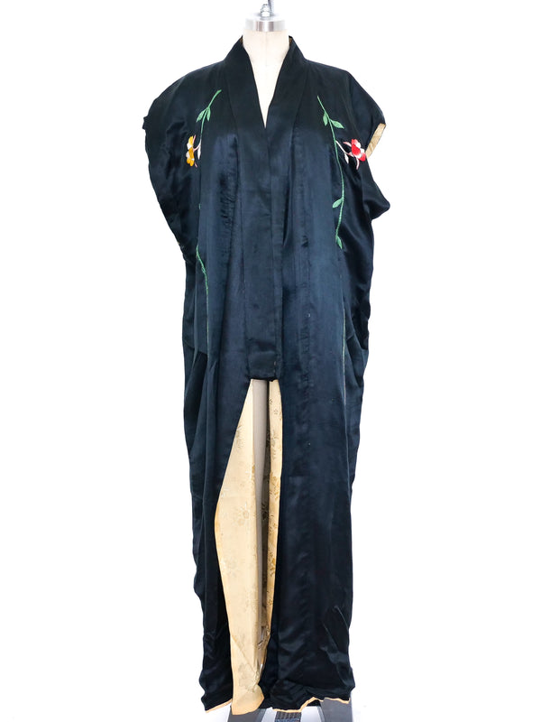 Heavily Embroidered Sleeveless Robe Jacket arcadeshops.com