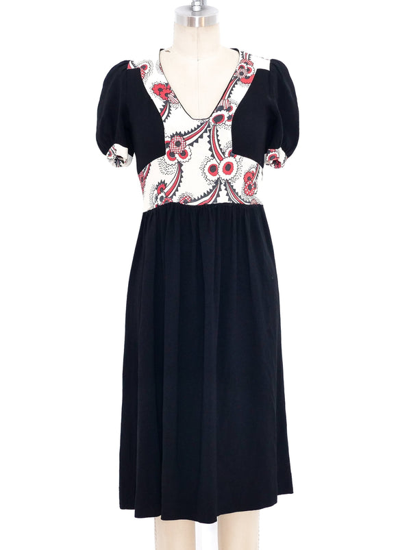 Ossie Clark Celia Birtwell Print Belted Dress Dress arcadeshops.com