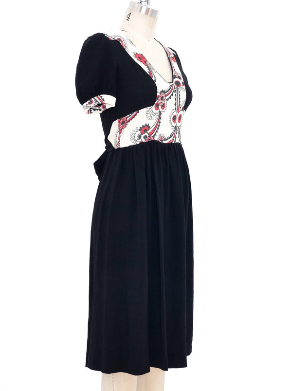Ossie Clark Celia Birtwell Print Belted Dress Dress arcadeshops.com