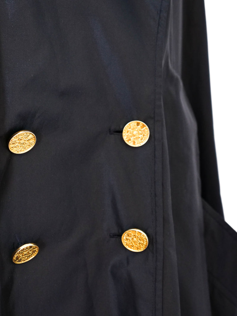 Chanel Silk Taffeta Overcoat Jacket arcadeshops.com