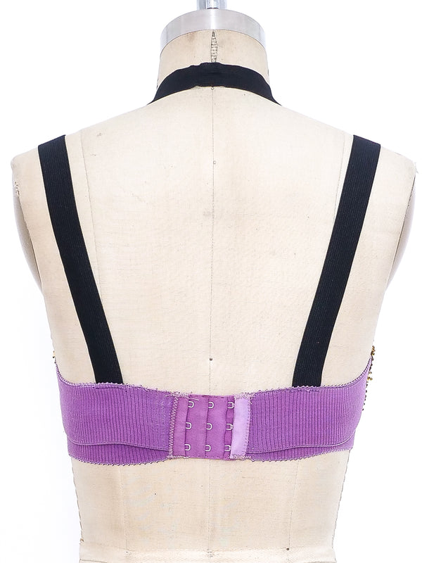 Daisy Embellished Sequin Bralette Top arcadeshops.com