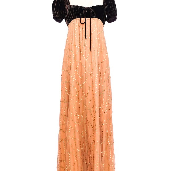 Holly Harp Beaded Chiffon Dress | Desert Vintage | Tucson, AZ