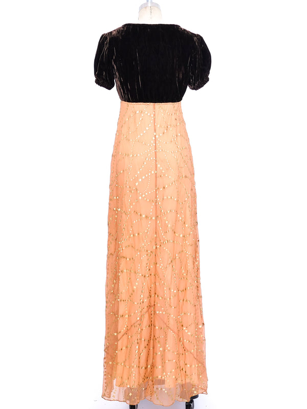 Holly's Harp Star Printed Gown Dress arcadeshops.com