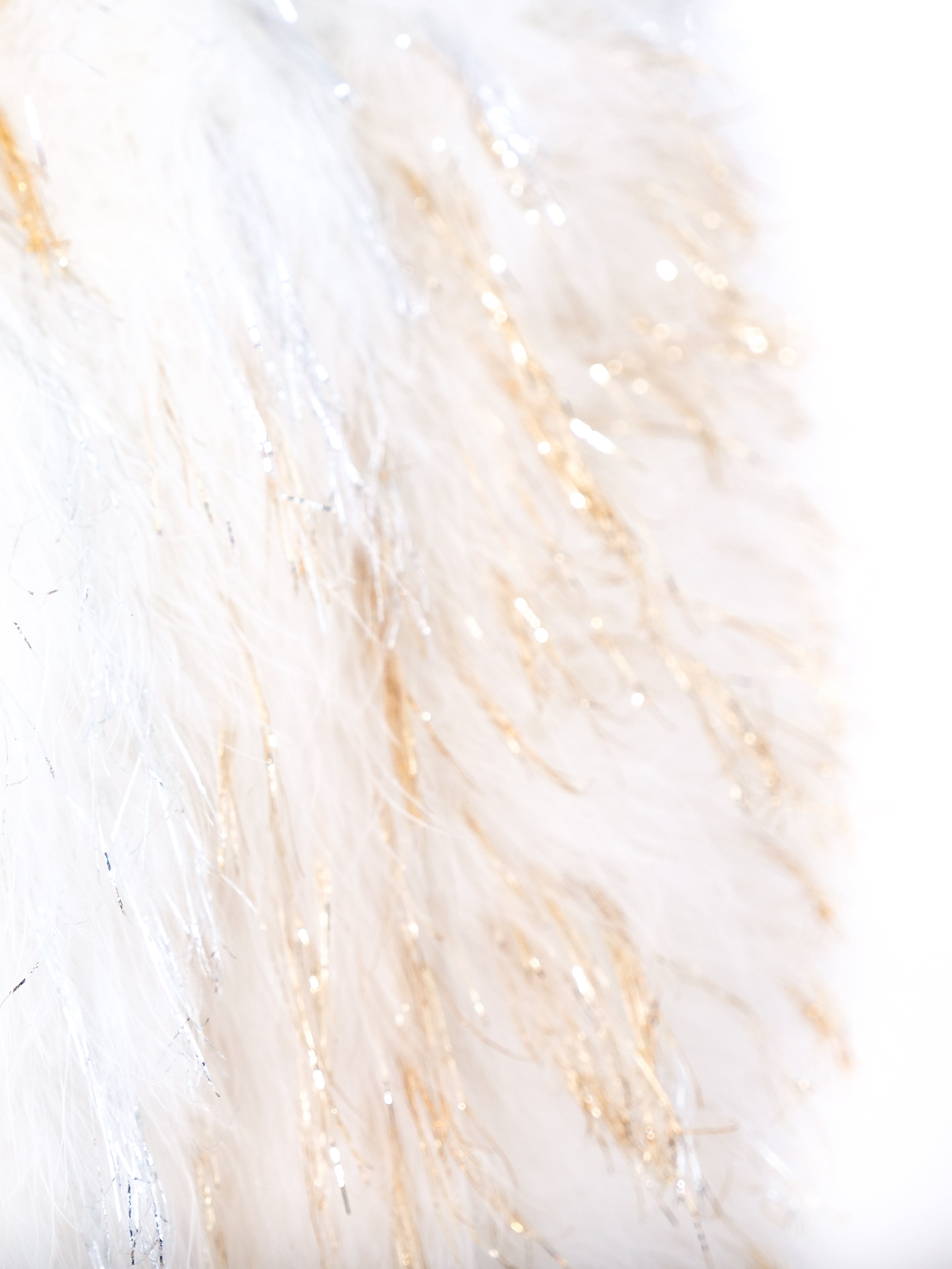 Tinsel Embellished Marabou Jacket Tinsel Embellished Marabou Jacket