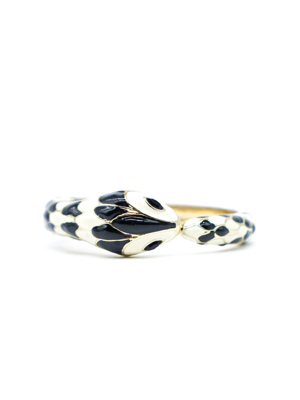 Enamel Snake Clamper Bracelet Accessory arcadeshops.com