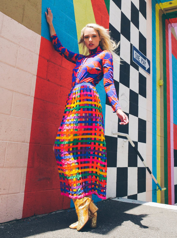 1970's Tiger Printed Romper Jumpsuit arcadeshops.com