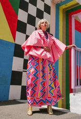 Oscar de la Renta Silk Faille Sculptural Jacket Jacket arcadeshops.com