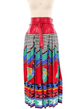 Graphic Print Maxi Skirt Ensemble Suit arcadeshops.com