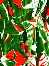 Galanos Floral Printed Velvet Dress Dress arcadeshops.com