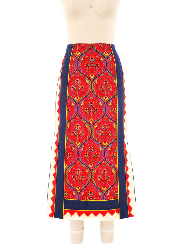 Anne Klein Patchwork Midi Skirt Bottom arcadeshops.com