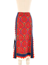 Anne Klein Patchwork Midi Skirt Bottom arcadeshops.com