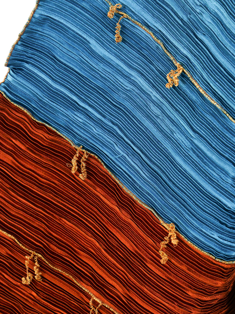 Pleated Structural Jacket and Skirt Ensemble Suit arcadeshops.com