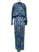 Travilla Sequin Embellished Gown Dress arcadeshops.com