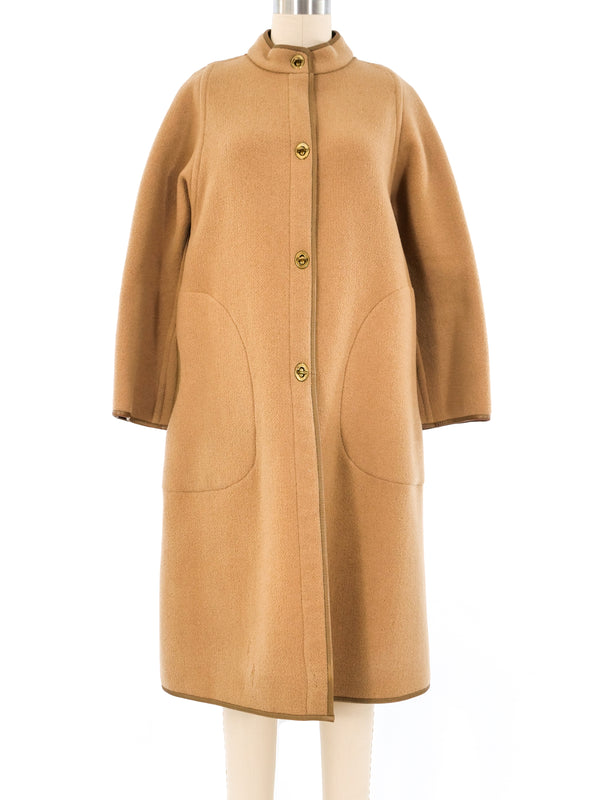 Bonnie Cashin Shawled Wool Coat Outerwear arcadeshops.com