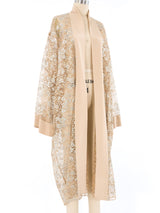 Nolan Miller Metallic Lace Duster Jacket arcadeshops.com