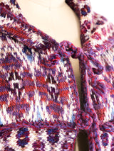 Hooded Knit Coat and Hat Ensemble Outerwear arcadeshops.com