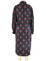 Oscar de la Renta Floral Paisley Printed Silk Dress Dress arcadeshops.com