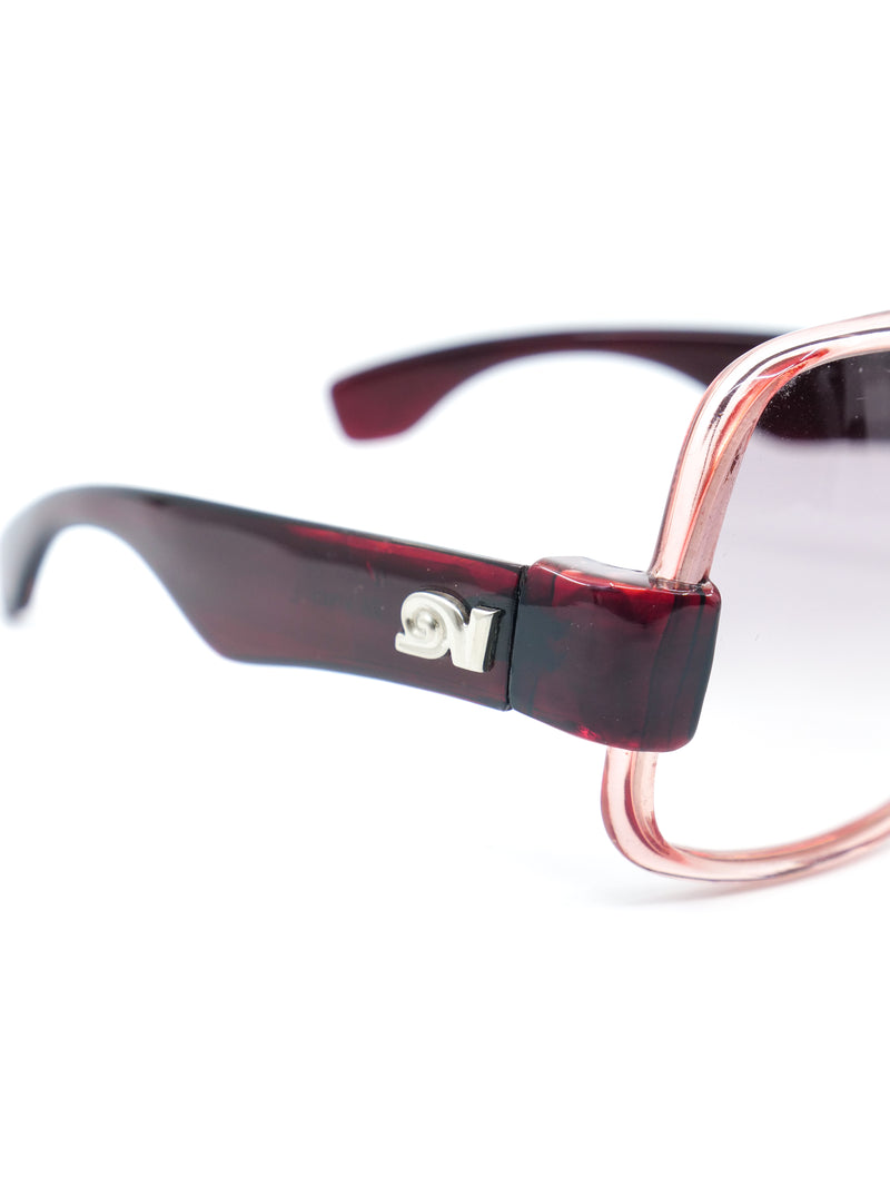 Da Vinci Oversized Rose Sunglasses Accessory arcadeshops.com