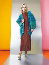 Pleated Structural Jacket and Skirt Ensemble Suit arcadeshops.com