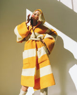 Jean-Charles de Castelbajac Striped Wool Blanket Coat Outerwear arcadeshops.com