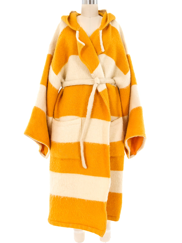 Jean-Charles de Castelbajac Striped Wool Blanket Coat Outerwear arcadeshops.com