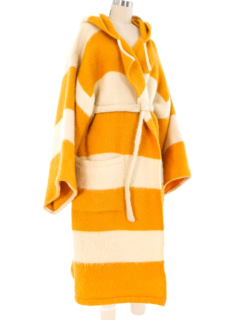 Jean-Charles de Castelbajac Striped Wool Blanket Coat Outerwear arcadeshops.com