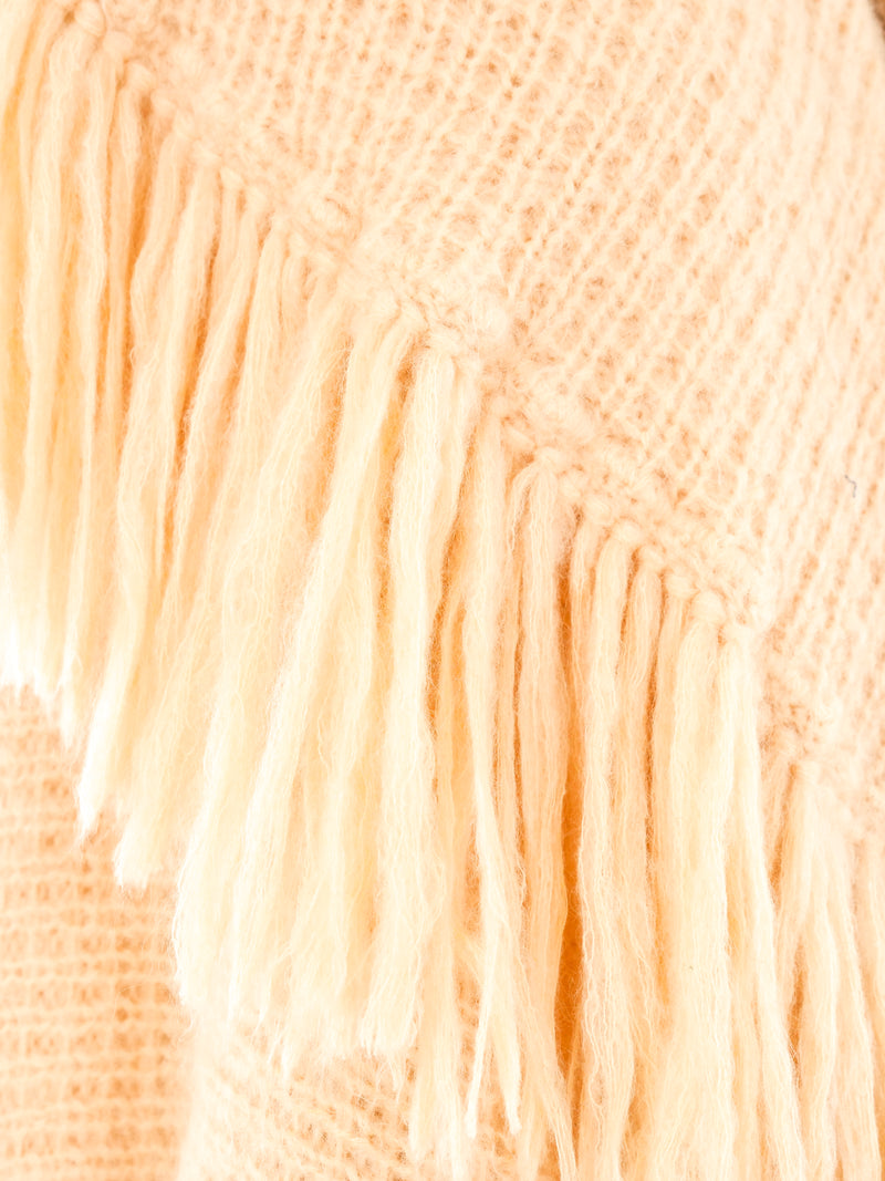 Christian Dior Fringed Knit Vest Outerwear arcadeshops.com