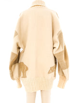 Jean-Charles de Castelbajac Bear Motif Knit Sweater Top arcadeshops.com