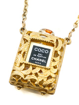 Chanel Perfume Pendant Necklace Accessory arcadeshops.com