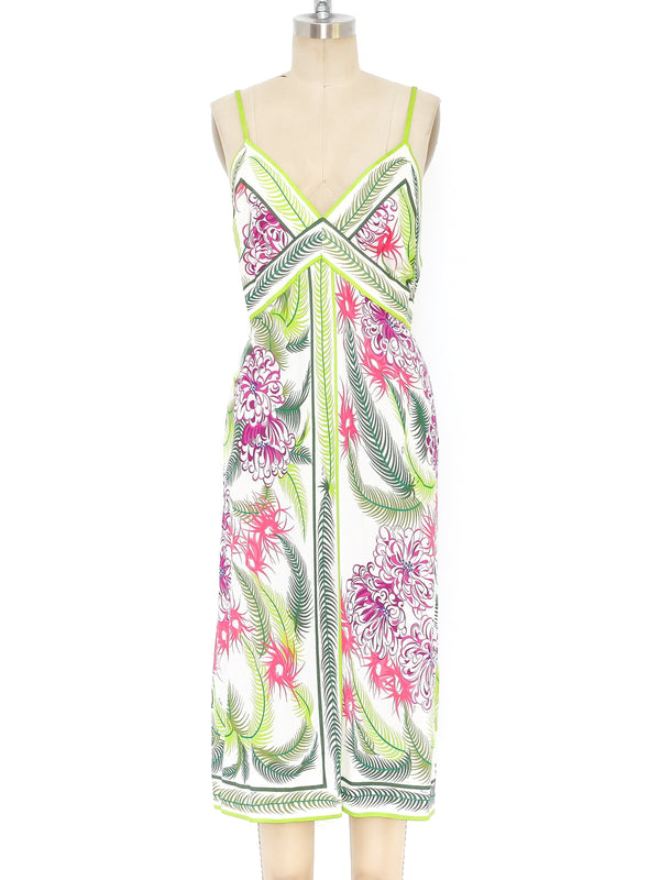 Pucci Palm Print Tank Dress Dress arcadeshops.com