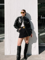 Balenciaga Tiered Mini Skirt Bottom arcadeshops.com