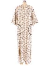 Graphic Lion Printed Corduroy Dress Dress arcadeshops.com