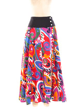 Loewe Paisley Printed Maxi Skirt Bottom arcadeshops.com