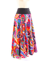 Loewe Paisley Printed Maxi Skirt Bottom arcadeshops.com