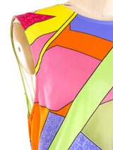 Gianni Versace Sheer Panel Tank Dress Dress arcadeshops.com