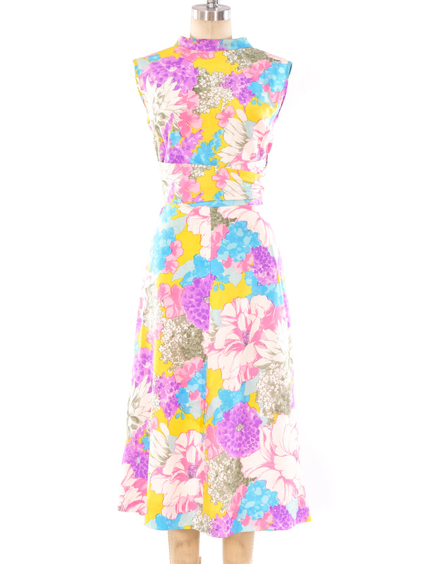 Lanvin Floral Wrap Dress Dress arcadeshops.com