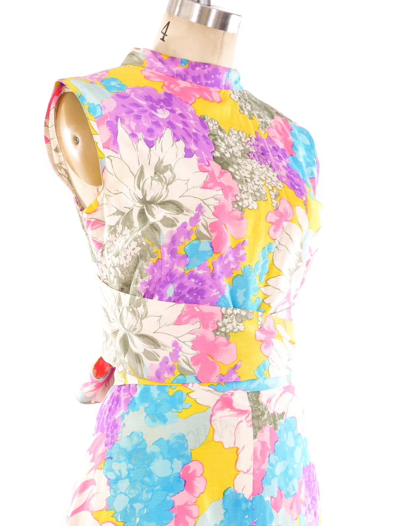 Lanvin Floral Wrap Dress Dress arcadeshops.com