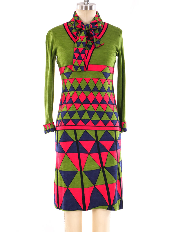 Roberta di Camerino Graphic Printed Shirt Dress Dress arcadeshops.com