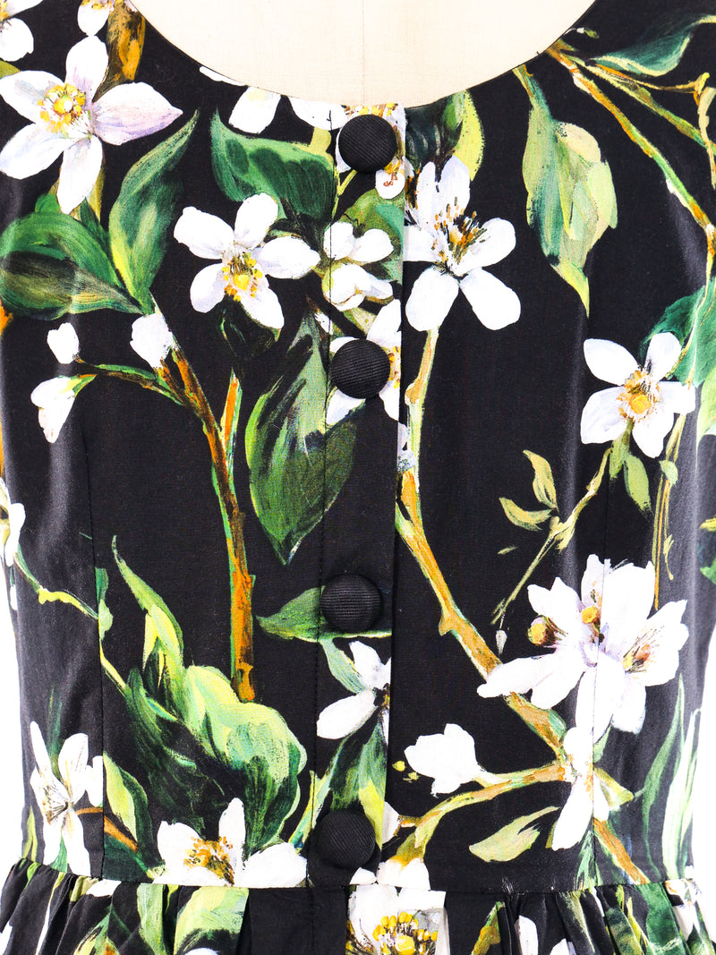 Dolce and Gabbana Floral Printed Tank Dress Dress arcadeshops.com