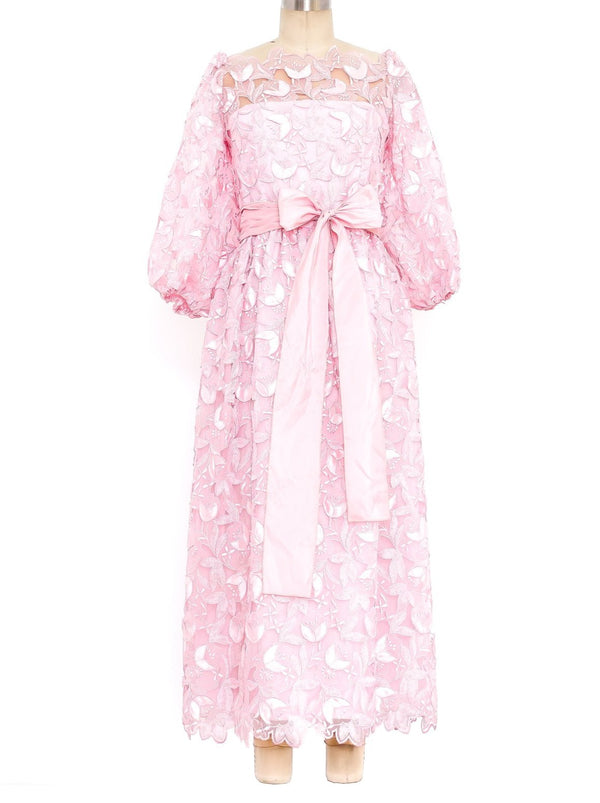 Richilene Pink Lace Gown  arcadeshops.com