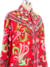 Fully Embellished Chinese Wedding Jacket Jacket arcadeshops.com