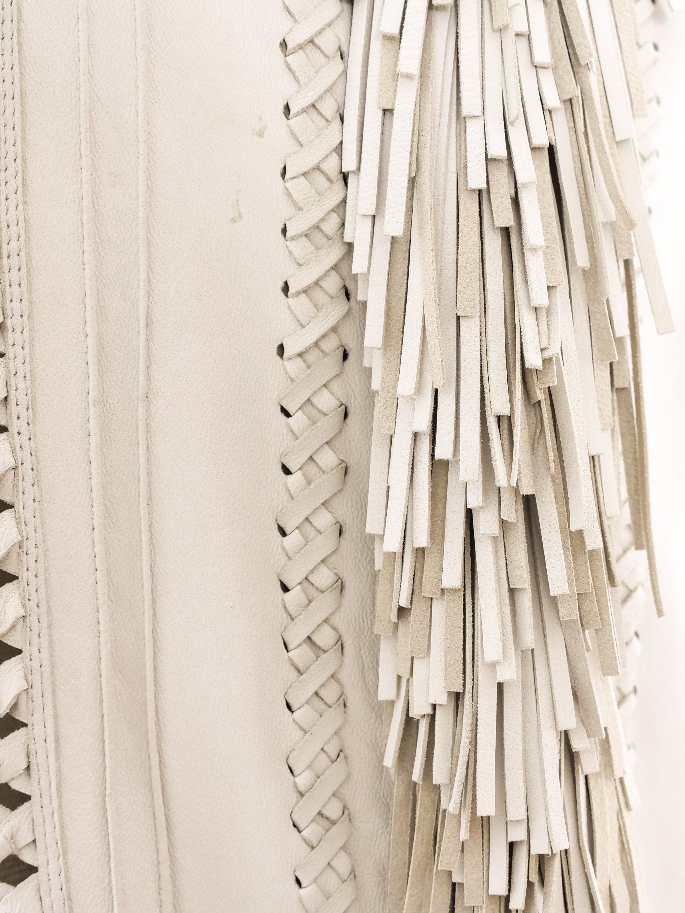 Gianni Versace Fringed Leather Jacket